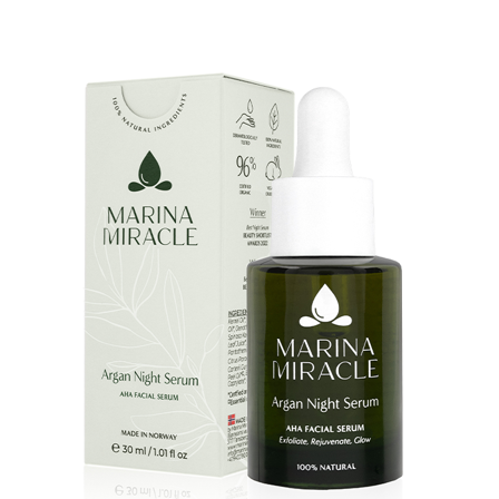 Marina Miracle Argan Night Serum - Small, 5 ml