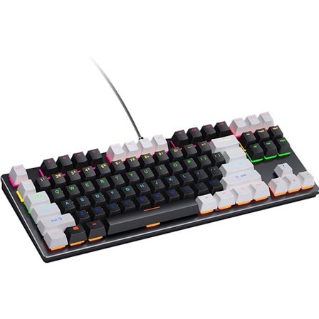 75% Mekanisk Tastatur, 87 Taster Trådløst Spil Tastatur, Kompakt Tastatur til Forretningsrejser, Kontor, PC-Spil, th Lineær Rød Switch Spil Tastatur