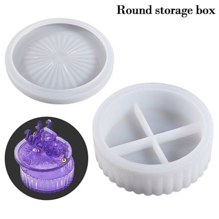 diamant Förvaringslåda Molds Form RUND FÖRVARINGSLÅDA