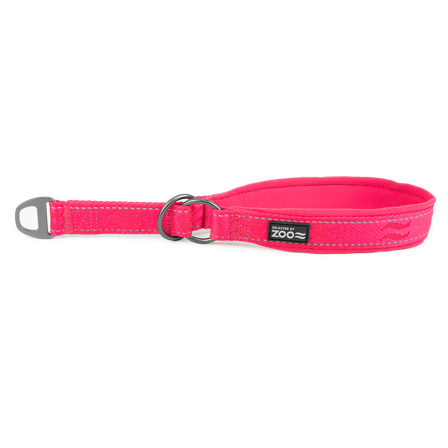 Selected by ZOO - Hundehalsbånd Rufus halvjern 25 mm x 40-50 cm Pink - Hund - Halsbånd - ZOO.no