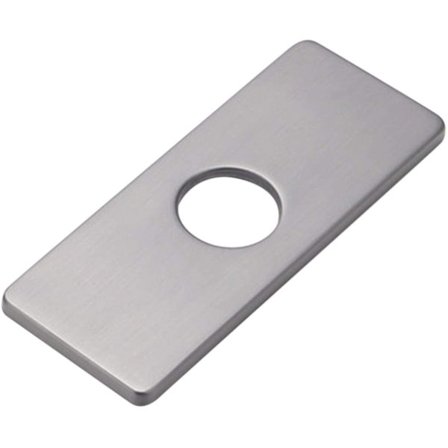 Diskbänk Hålplatta kompatibel med badrumsblandare, handfat, kran Rosett i borstad nickel -hg