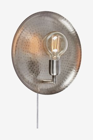 Markslöjd - Vägglampa Dolium 1L - Silver - Vägglampor - Från Homeroom