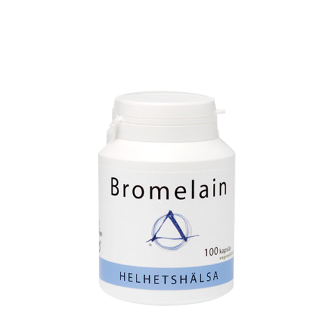 Helhetshälsa Bromelain, 100 kapselia