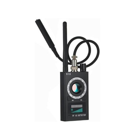 Buggdetektor GPS-detektor Dold kamera RF-detektor för anti-spårning anti-tagning anti-bugg svart YEMAESRE