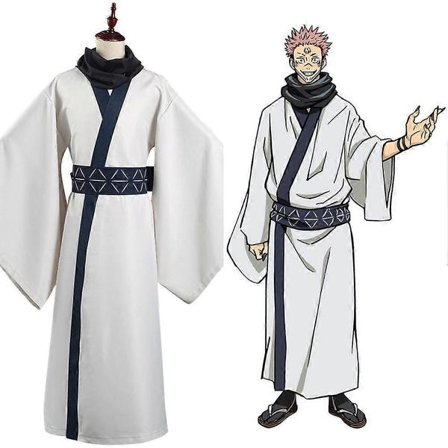 Jujutsu Kaisen Sukuna Ryoume Cosplay Kostume Kimono Sæt Halloween Karneval Suit