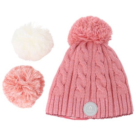 Cabaïa - Rosa pom Beanie - Kids Milky Pink Pom @ Hatstore