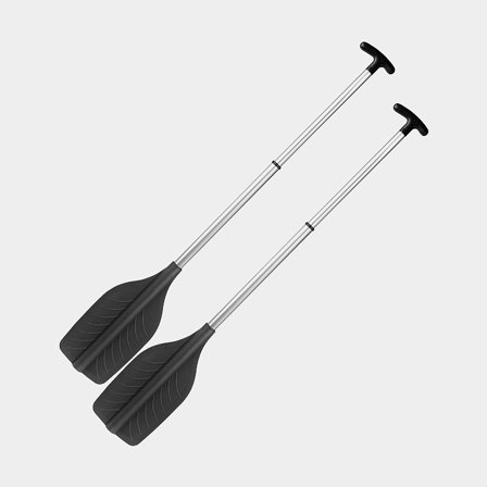 Palas de canoa telescópicas Scoprega, aluminio, 50 - 120 cm, 1 par