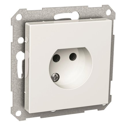 Schneider Electric Exxact Lamputtag 6A, för väggmontage Vit, Strömbrytare & vägguttag