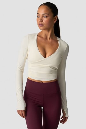 Nimble Wrap Long Sleeve Ivory