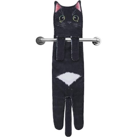 Morsom Katt Håndkle for Kjøkken og Bad