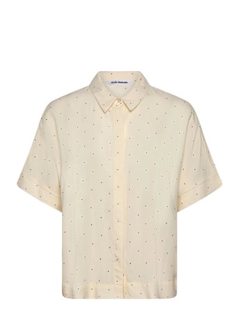 Srmargot Freedom Dot Ss Shirt Yellow Soft Rebels