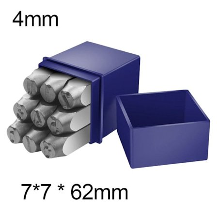 Numeroleima, nahkapainatus 4 mm