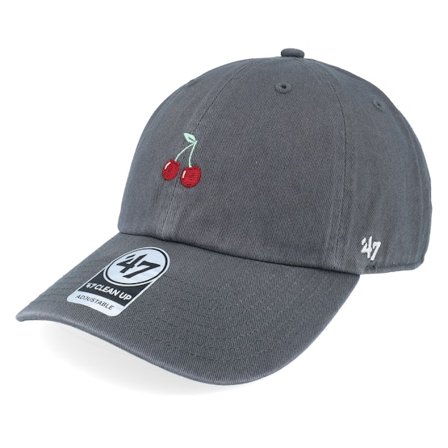 47 Brand - Grijs unconstructed Cap - Fruit Base Runner Icon 47 Clean Up Charcoal Dad Cap @ Hatstore