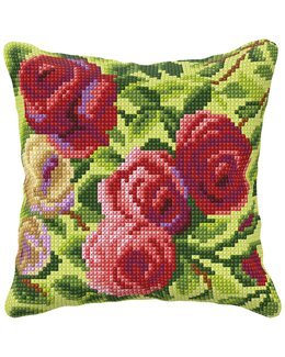 Broderipakke Pute Roser - Orchidea