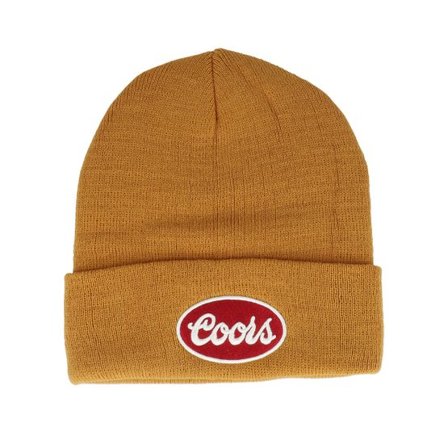 American Needle - Beige cuff Beanie - Coors Knit Hazel Cuff @ Hatstore