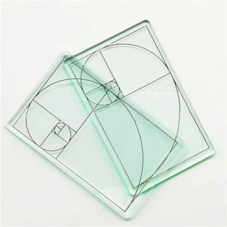 Kultainen leikkaus -etsin, Selkeä Kultainen leikkaus -etsin, Kultainen leikkaus -katseluväline Piirtotyökalu Taiteilijoille Valokuvaajille (FMY)