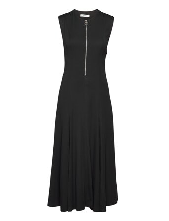 IVY OAK | Long Midi Length Zipped Dress | 38