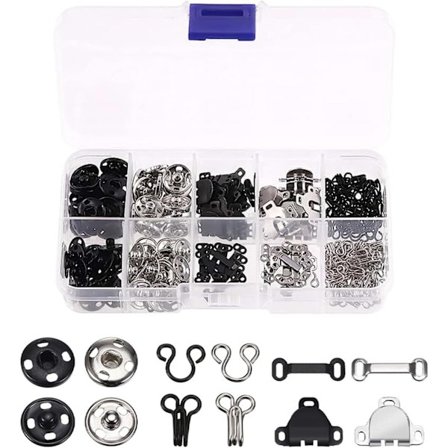 Sy-knapper, Buksehaker, Sy-kroker og -øyne, Sy