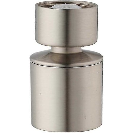 2-Flow vandhane sprayhovedlufter med dobbeltfunktion, vandbesparende drejelig lufter med 2 sprøjter - udskiftning af vandhanedele - 55/64 tommer-27UNS