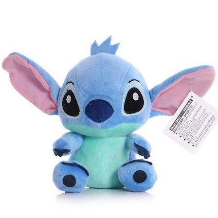 Tegneserie Blå Pink Stitch Plysdukker Anime Legetøj Lilo og Stitch 20cm Stitch Plys Blødt Legetøj Julegaver til Børn -FY A Blå
