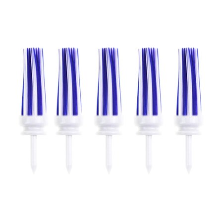 5 stk. Golf Tees med lav modstand, der nemt kan sættes i jorden, tilbehør med børstehår