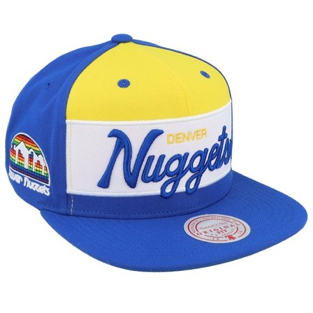 Mitchell & Ness - NBA Blauw snapback Cap - Denver Nuggets Retro Sport Hwc Blue Snapback @ Hatstore