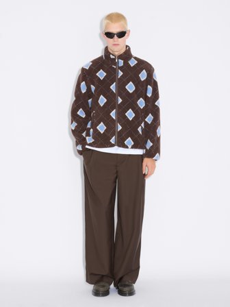 Holzweiler Fossekall Fleece Jacket - Brown Mix - Men's - Medium