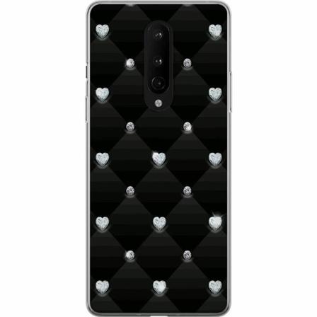 Oneplus 8 Mjukt Skal - Bling Heart