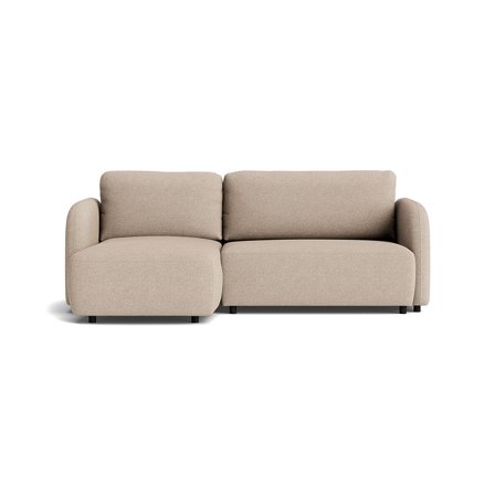 Arezzo chaiselong sovesofa, venstrevendt - Loop Beige - 241x154x90 - Sofa, sovesofa, chaiselong
