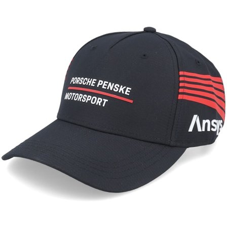 Porsche - Černá adjustable Kšiltovka - Porsche Penske Black Adjustable @ Hatstore