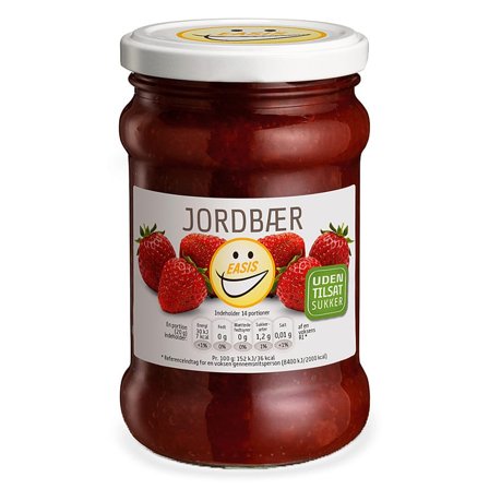 EASIS Jordbær Marmelade 285 g, Helse & Madvarer, Smørepålæg, Marmelade