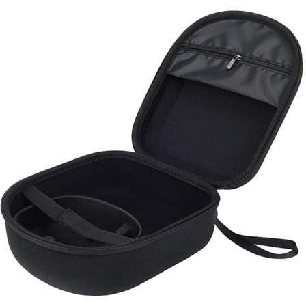 VR Glasögon Förvaringslåda EVA Väska Förvaringsfodral Bärväska Portabel VR Glasögon Stöttålig Dragkedjeväska Kompatibel med Oculus Quest 2