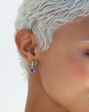 Edblad Bel Hoops Plum Steel Couleur argent Bijoux Fille - Kids Brand Store