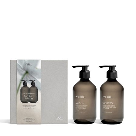 Woods Copenhagen Love The Skin Your'e In Body Care Routine Gaveæske, Gaver, Gaveæsker, Skincare Gaveæsker