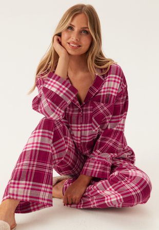 DORINA - Harper Loungewear Set - St0196-red/red - Kläder - - Bubbleroom