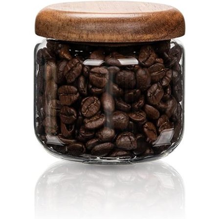 1 st (420 ml) Wugu Glasförvaringsburk för Olika Bönor, Torkad Frukt och Te