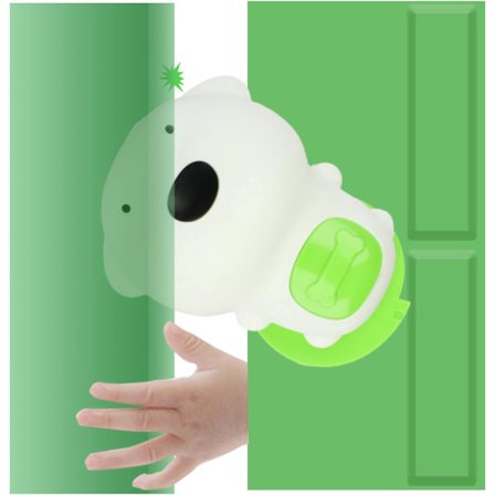 Anti-klem dørstoppere for barn, dørklemmesikringer, forhindrer fingerklemsskader, slamming dører og holder baby eller kjæledyr fra å låse seg ute av 