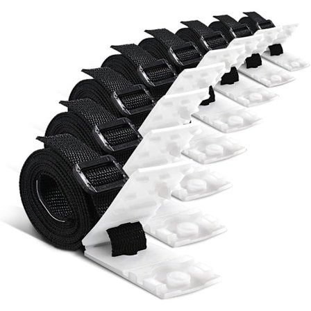 Festebåndsett for bassengtrekkrull 8 stk. for svømmebasseng med solvarme