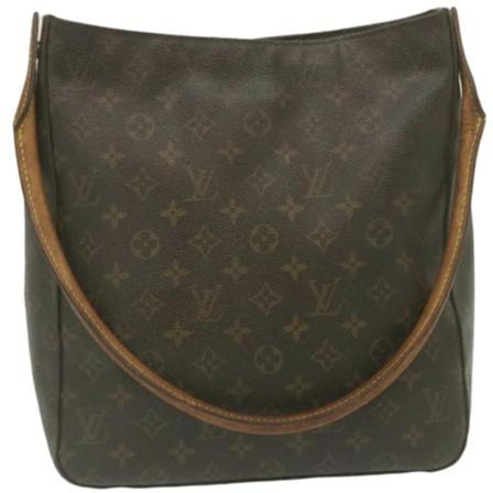Louis Vuitton Vintage, Pre-owned Canvas Shoulder Bags Bruin, Dames, Maat:ONE Size