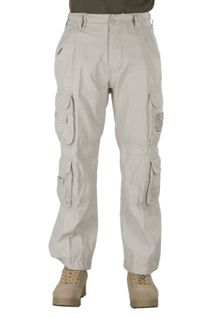 Pantalones Brandit Pure Vintage Blanco antiguo S