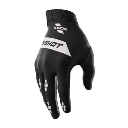 Motokrosové Rukavice Shot Race Dětské Bílá 4