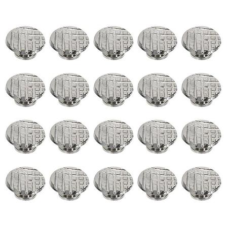 20 kpl Hammaslääkärin Kielipainikkeita Pyöreä Pohja Hammaslääkäri Ortoosi Hammasmateriaali Hopea 0,3x0,3x0,2cm Silver 0.3x0.3x0.2cm