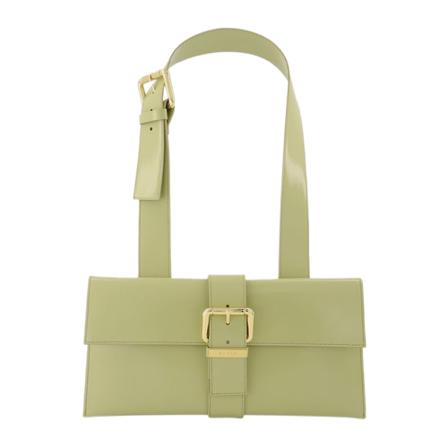 By Far, Shoulder Bag Groen, Dames, Maat:ONE Size,Katoen