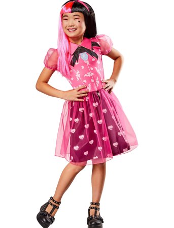 Monster High Monster High Draculaura Costume - Pink - 9-10Y