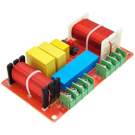 250W Høyttaler Frekvensdeler 3-veis 1 Diskant 2 Bass Enhet Høyttaler Delefilter Frekvensfordelingsmodul