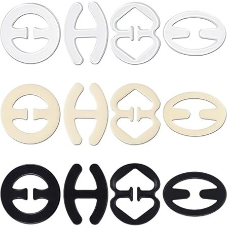 BH-bandklämmor, 12 st BH-klämmor för ryggen, halkfria BH-band H