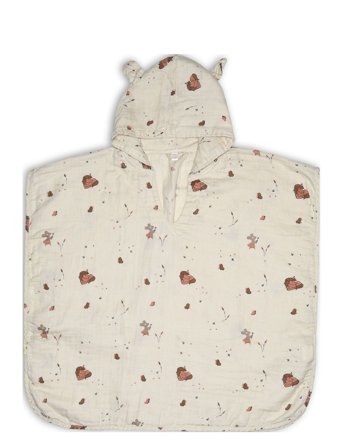 Nuuroo Flor Muslin Poncho - Multi/patterned - 80-86