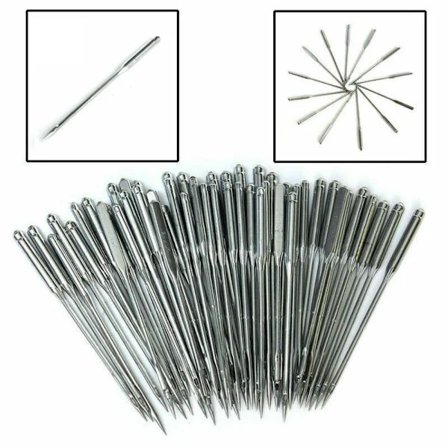 50 kpl Ompelukoneen neuloja Terävät neulat Ompelu 50 kpl 50 kpl