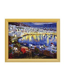 Kirjontapakkaus Taulu Iltamaisema-Needleart World