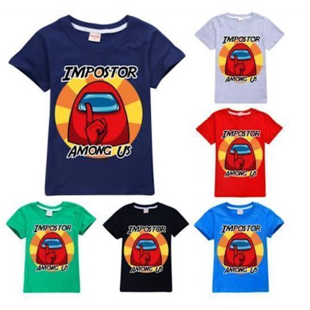 Among Us Barn T-Shirt Impostor Sssshhhh Game Crewmate